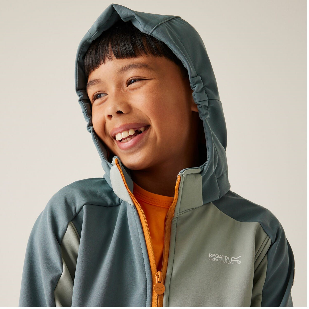 Regatta Acidity VIII Softshelljacke für Kinder mit Kapuze