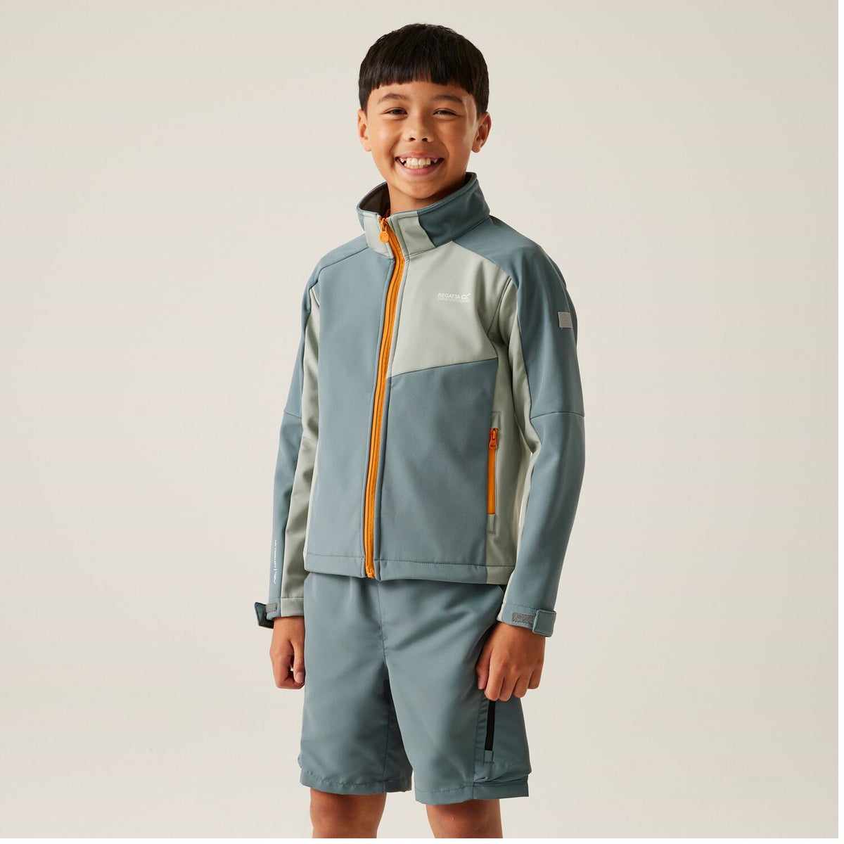 Regatta Acidity VIII Softshelljacke für Kinder mit Kapuze