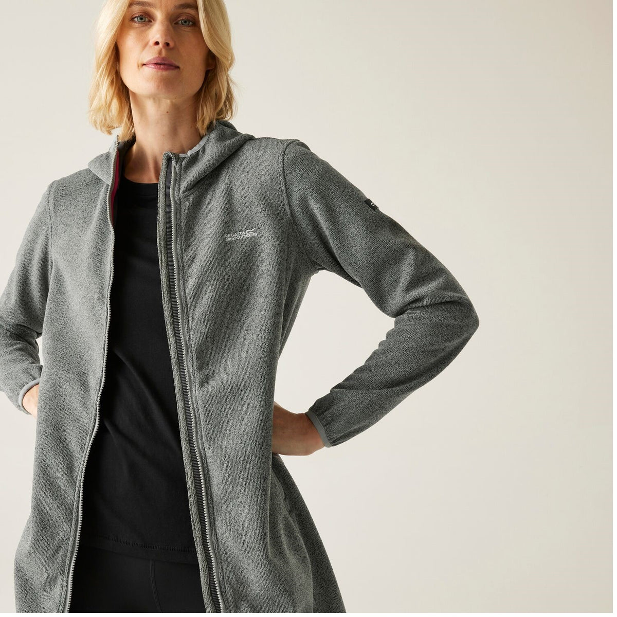 Regatta Bloomfield Fleecejacke für Damen mit verschließbaren Taschen und einer Kapuze
