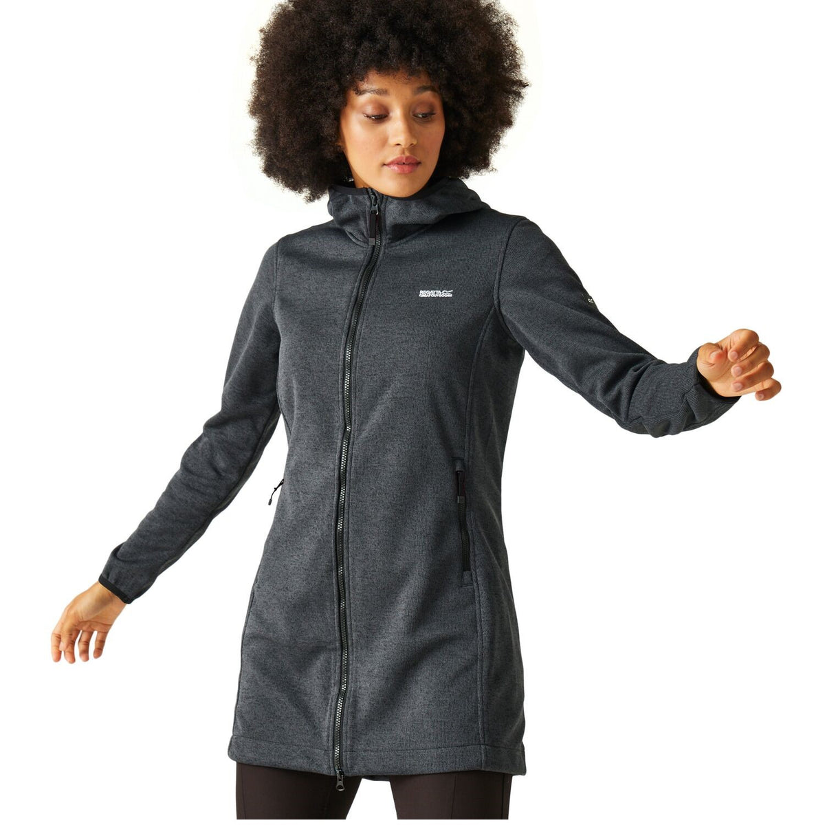 Regatta Bloomfield Fleecejacke für Damen mit verschließbaren Taschen und einer Kapuze