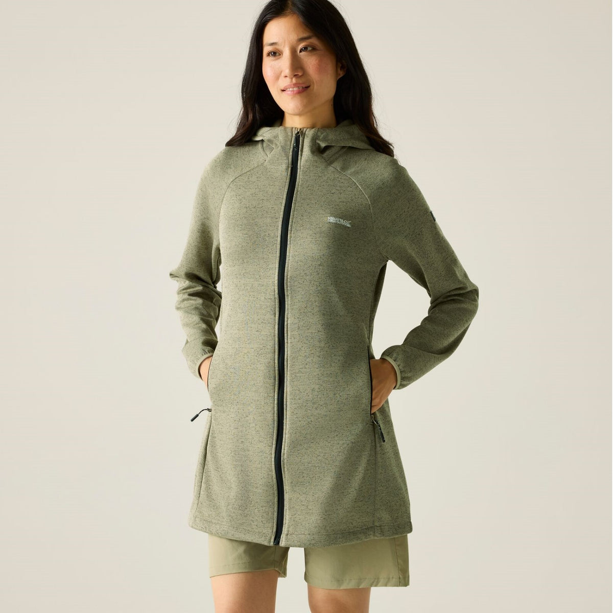 Regatta Bloomfield Fleecejacke verschließbaren Taschen und einer Kapuze