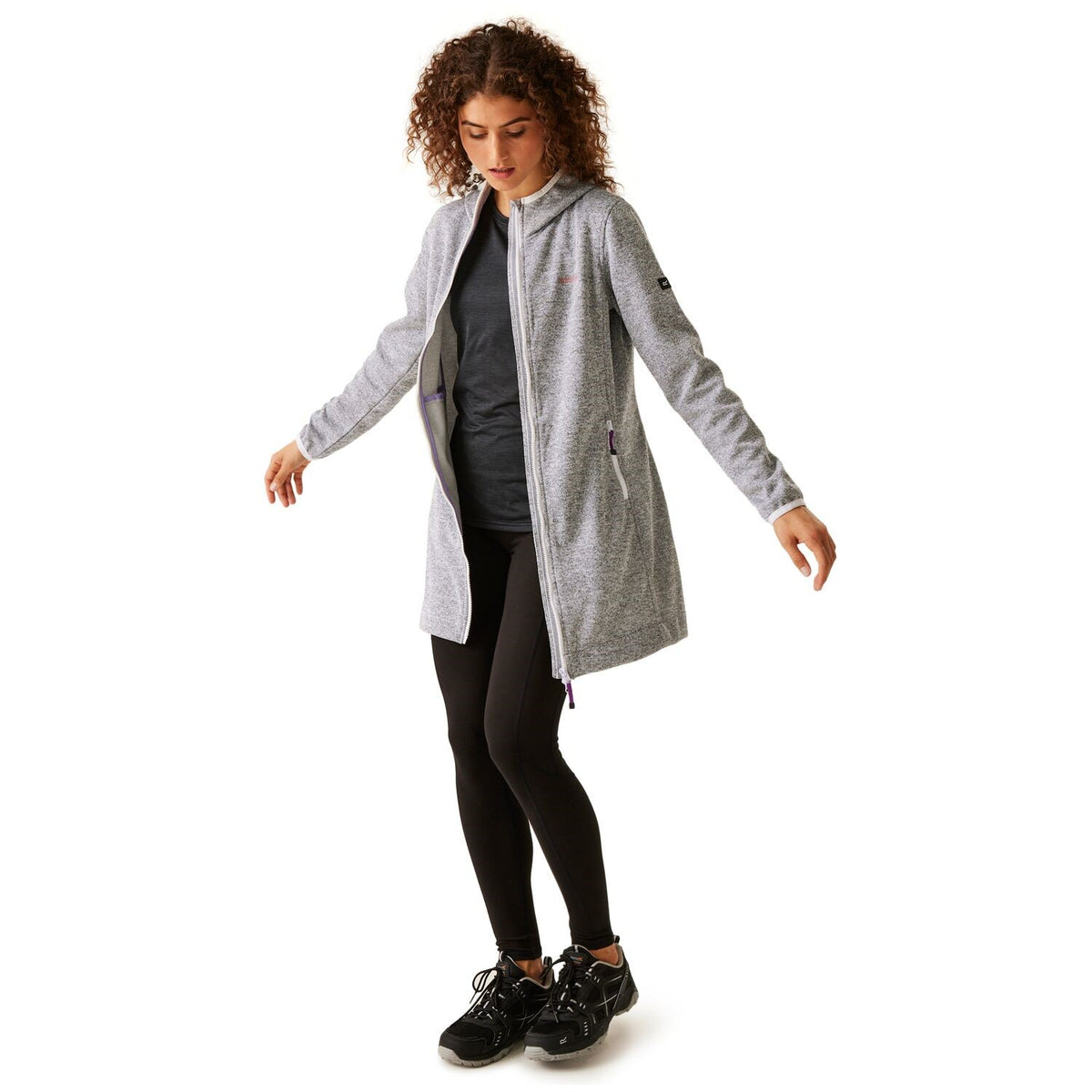 Regatta Bloomfield Fleecejacke für Damen mit verschließbaren Taschen und einer Kapuze