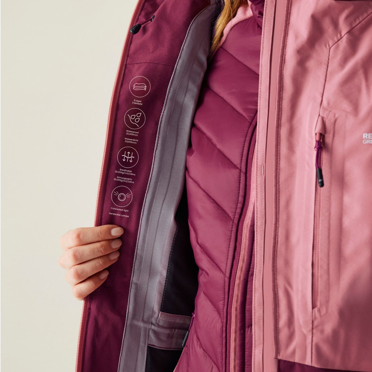 Regatta Carletta IX 3 in 1 Doppeljacke Damen