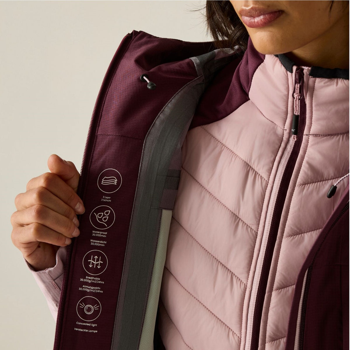 Regatta Carletta 3 in 1 Doppeljacke Damen