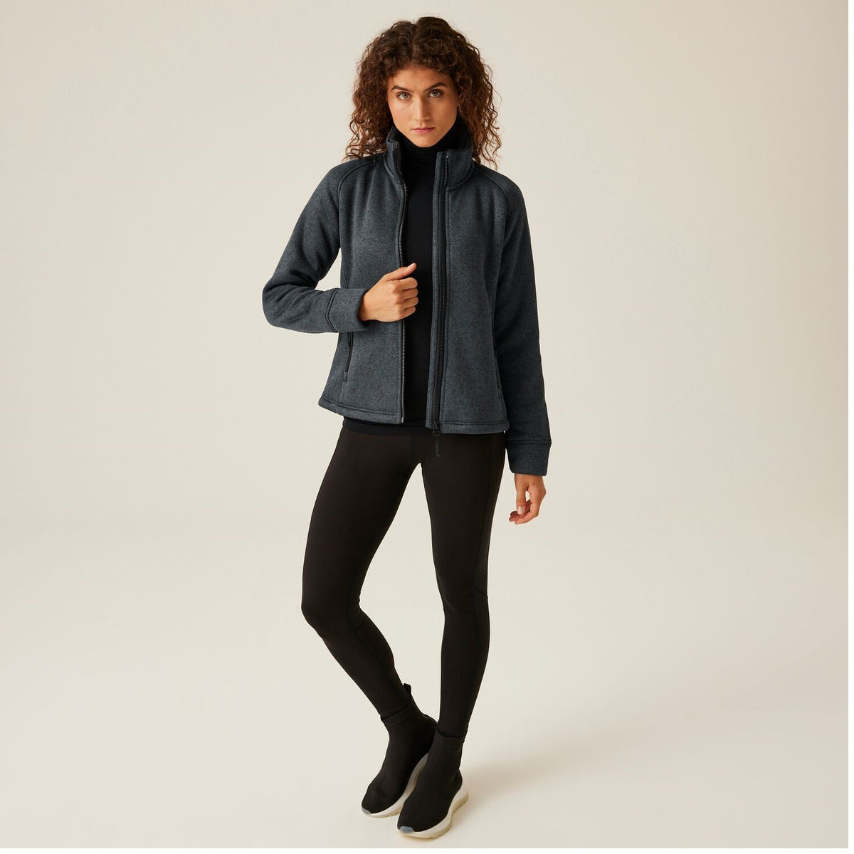 Regatta Emilide Strickfleecejacke mit Teddyfleece innen für Damen