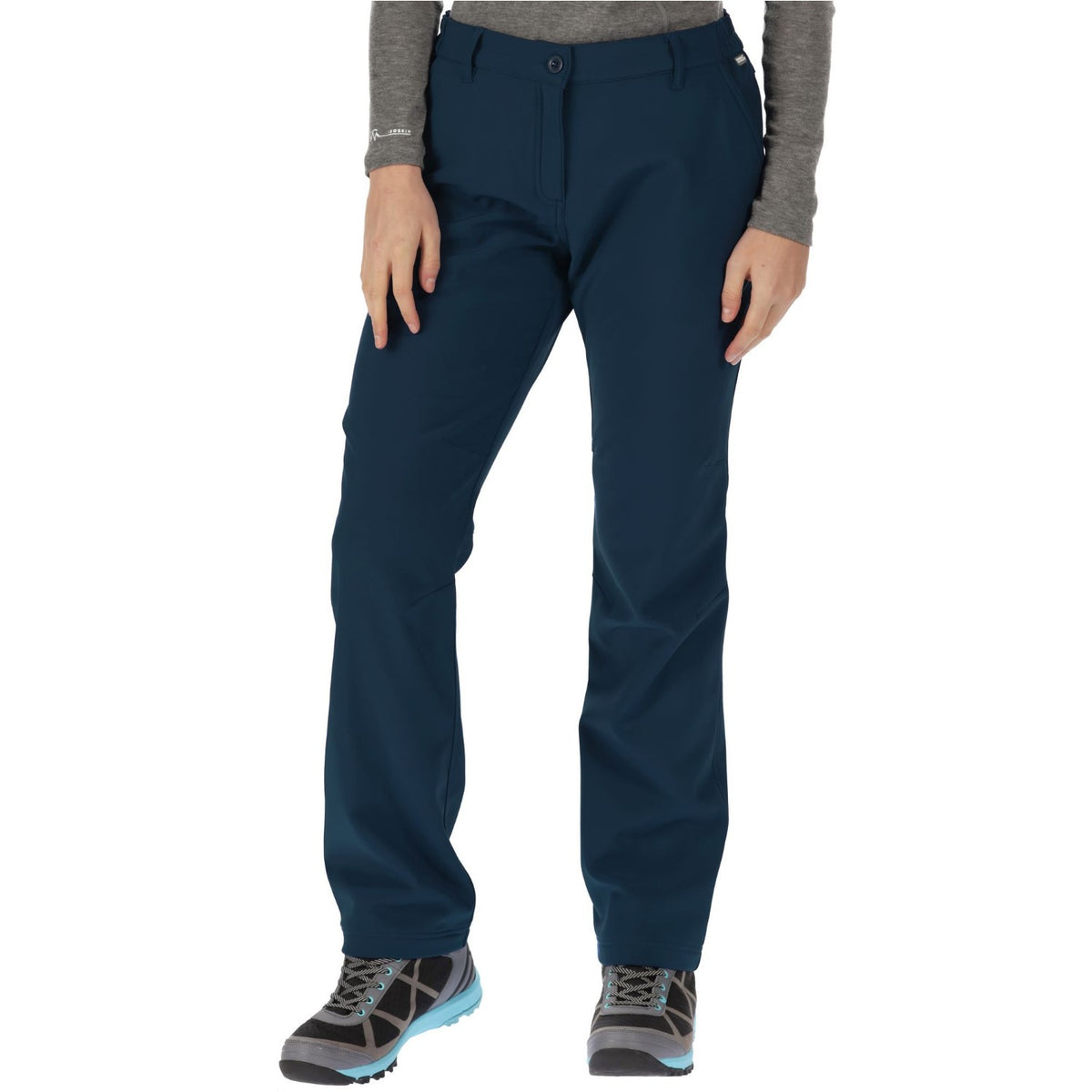 Regatta Fenton Softshellhose Damen in Kurzgrößen mit Fleecefutter