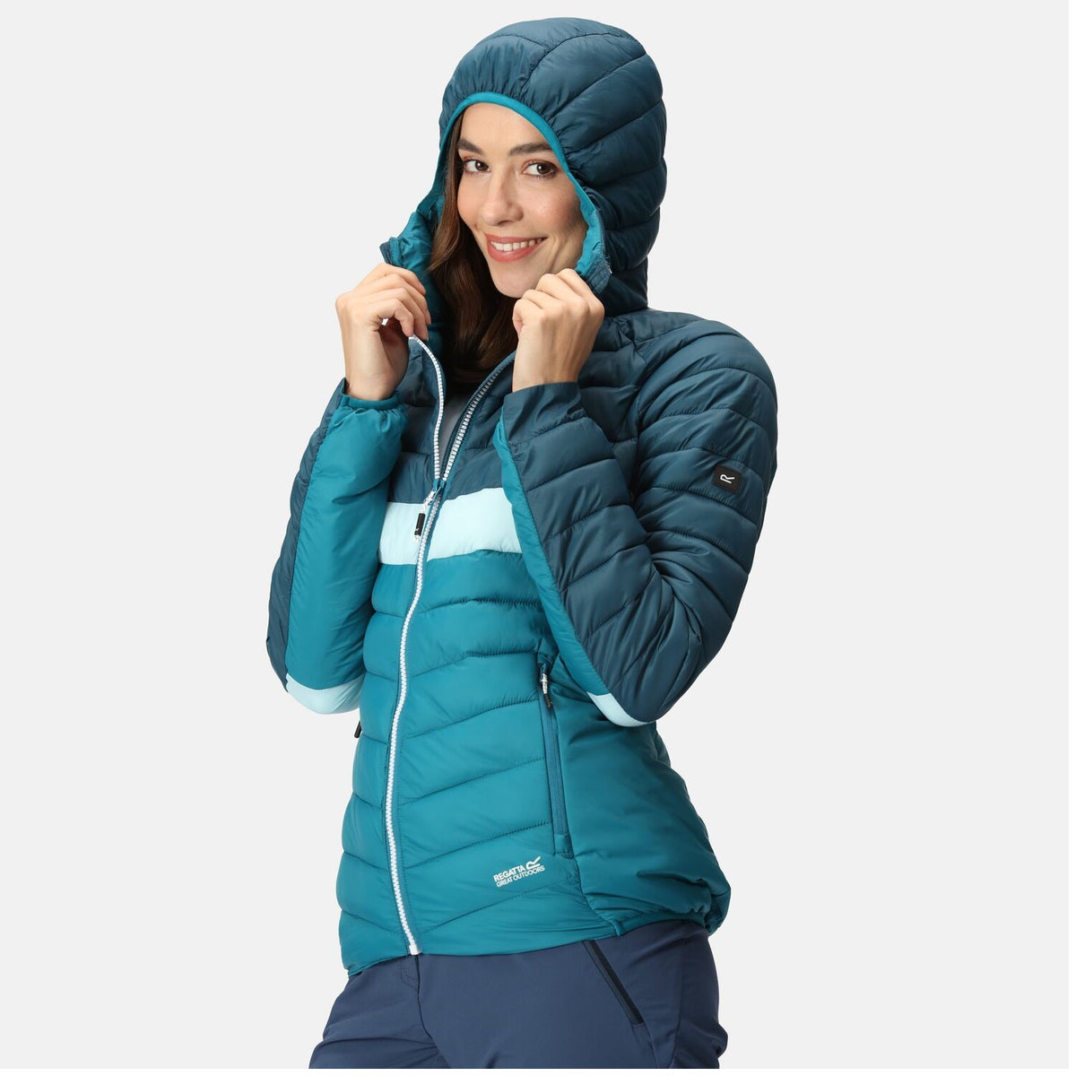 Regatta Harrock II Steppjacke / Winterjacke Damen mit Kapuze
