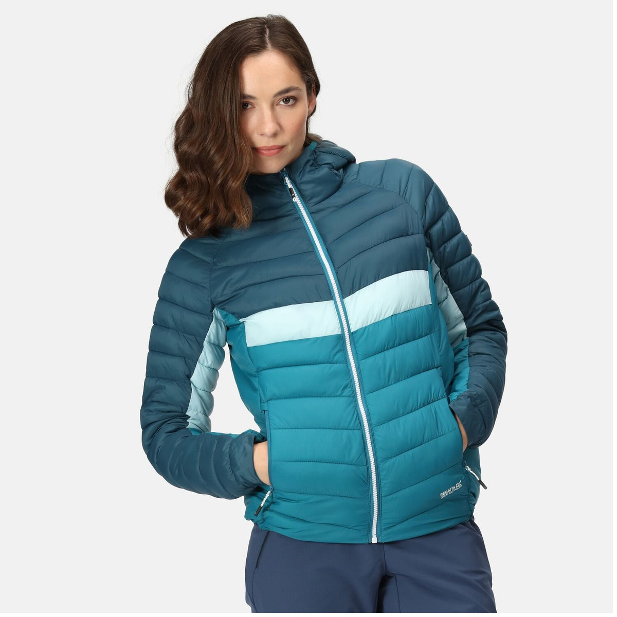 Regatta Harrock II Steppjacke / Winterjacke Damen mit Kapuze