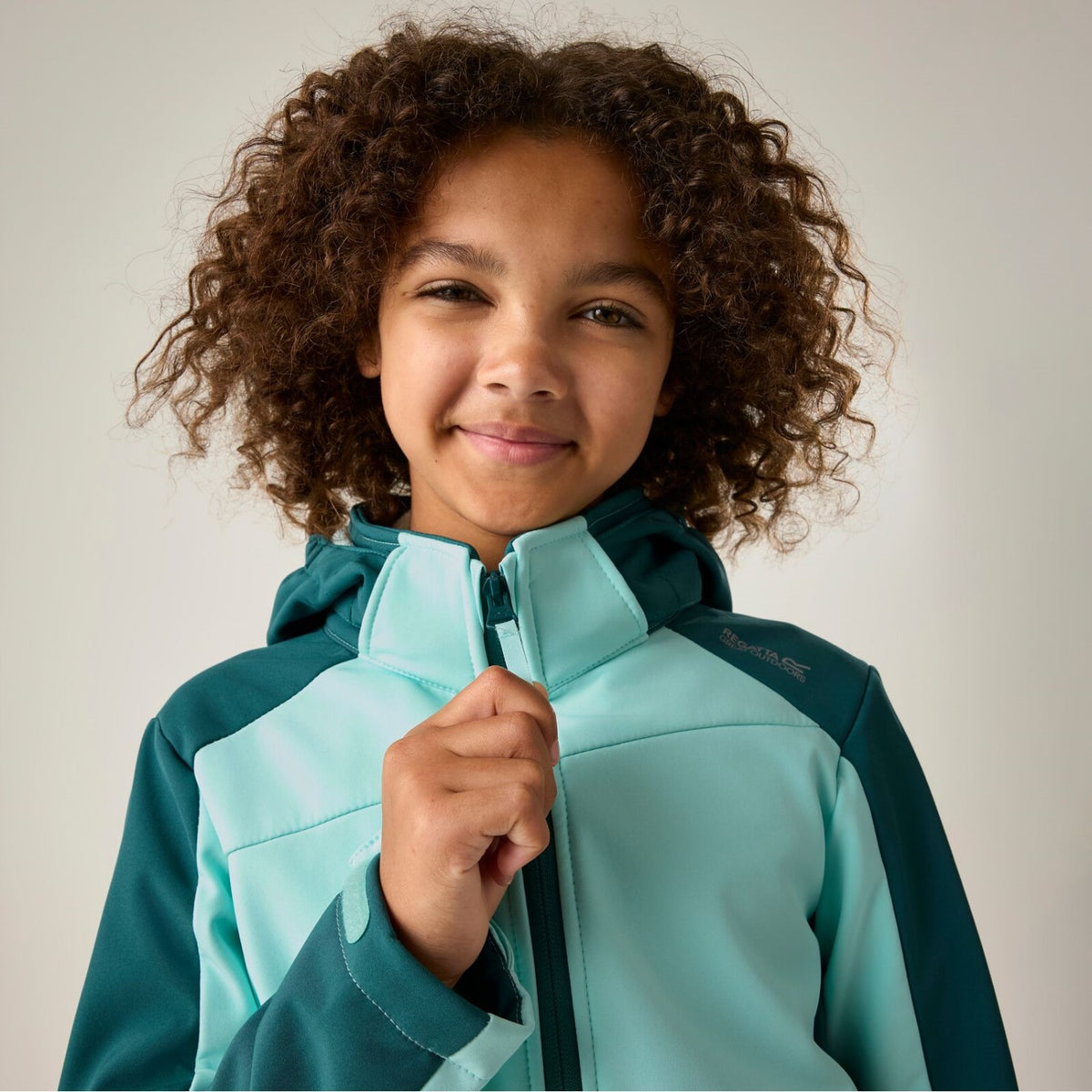 Regatta Softshelljacke Kinder mit Kapuze