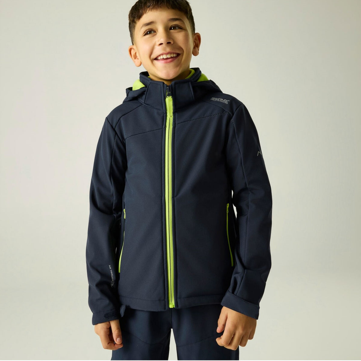 Regatta Softshelljacke Kinder mit Kapuze