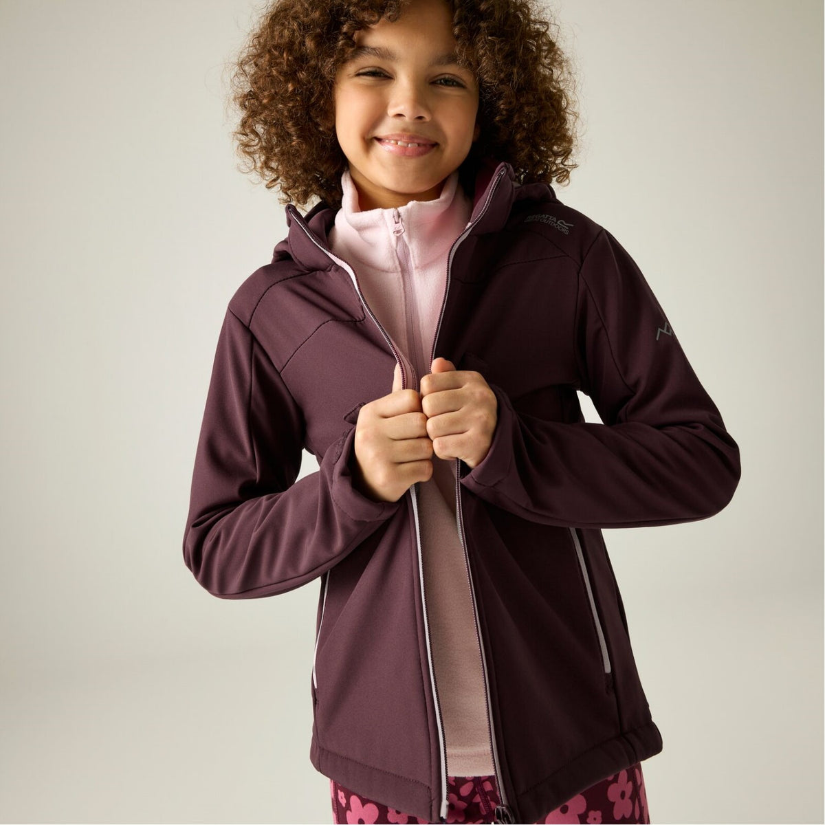 Regatta Softshelljacke Kinder mit Kapuze
