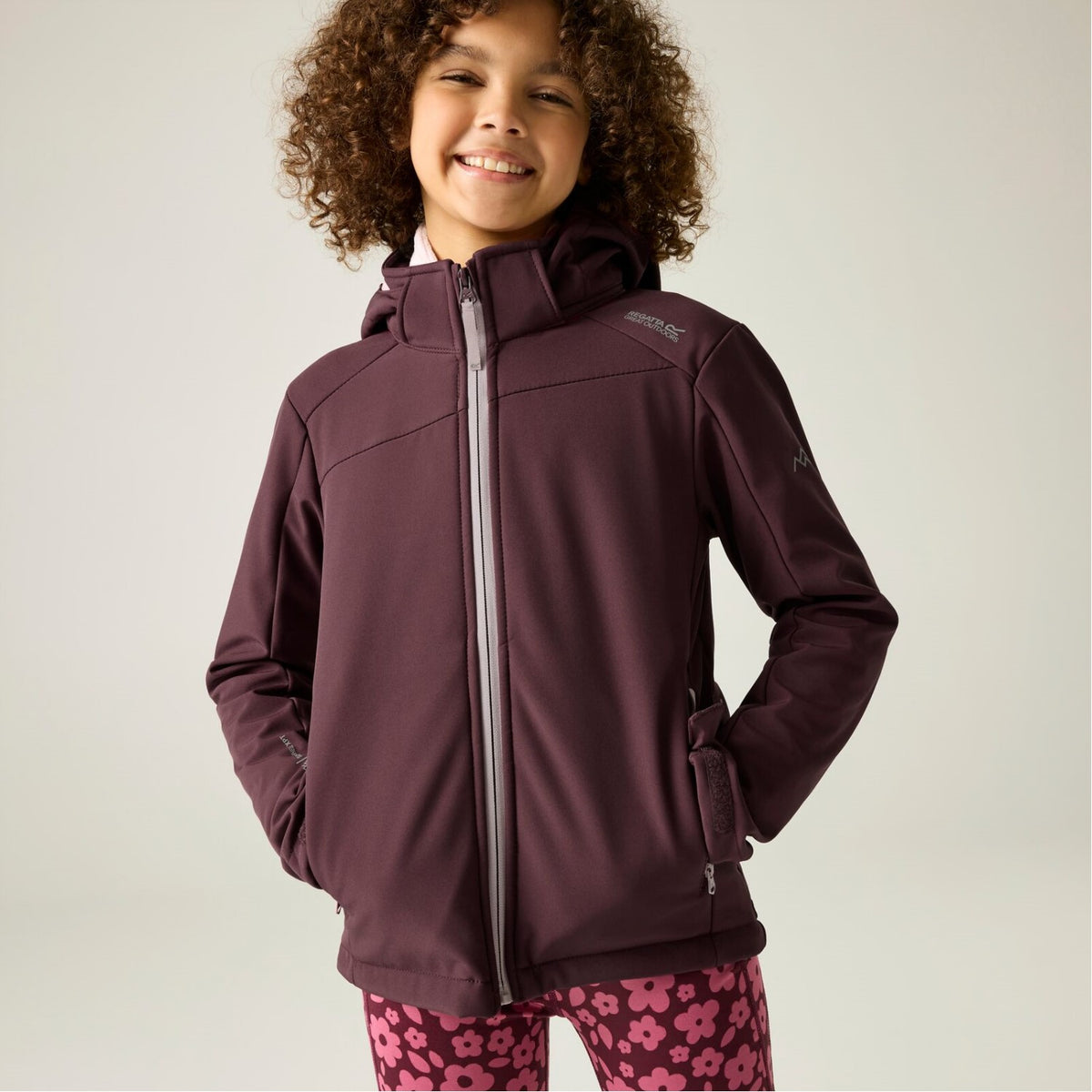Regatta Softshelljacke Kinder mit Kapuze