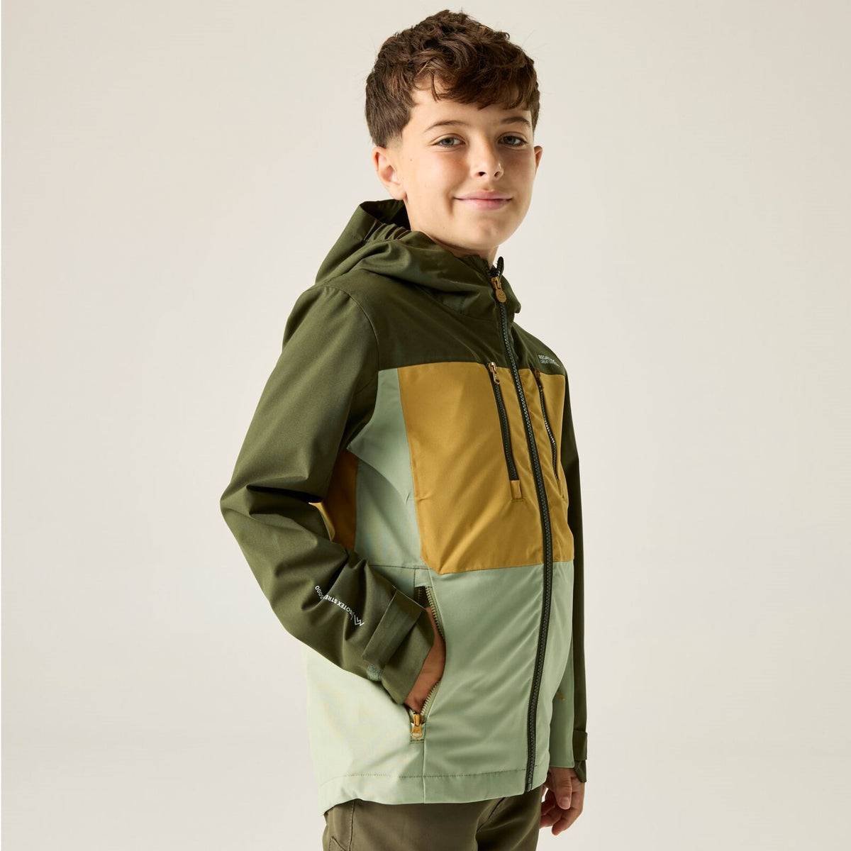 Regatta Highton Outdoorjacke Kinder Wasserdicht mit versiegelten Nähten