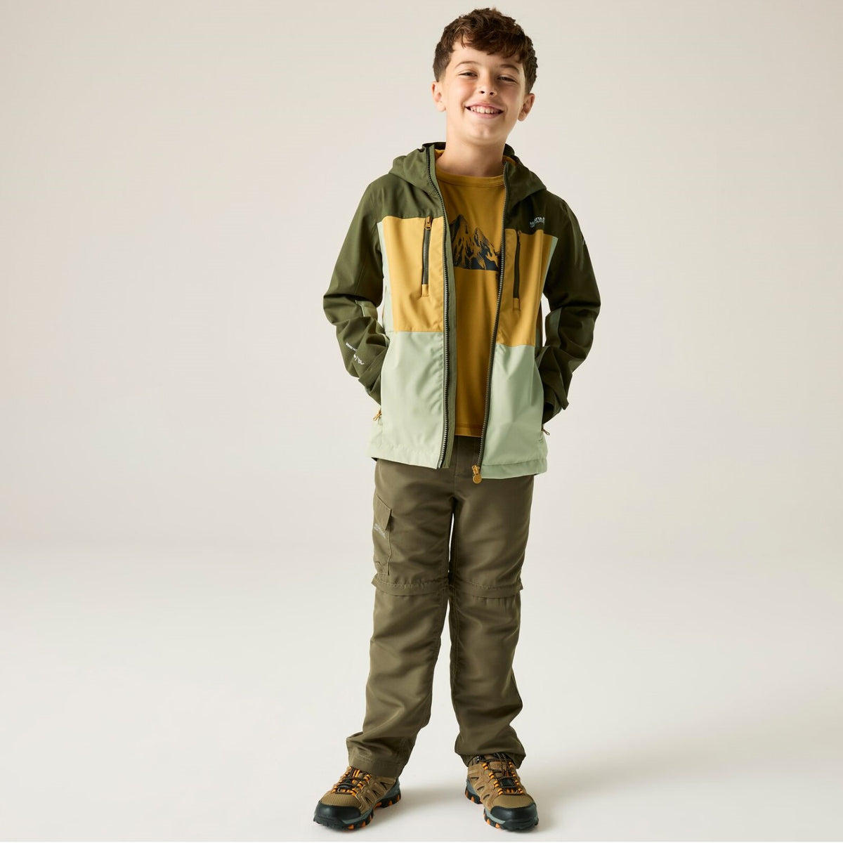 Regatta Highton Outdoorjacke Kinder Wasserdicht mit versiegelten Nähten