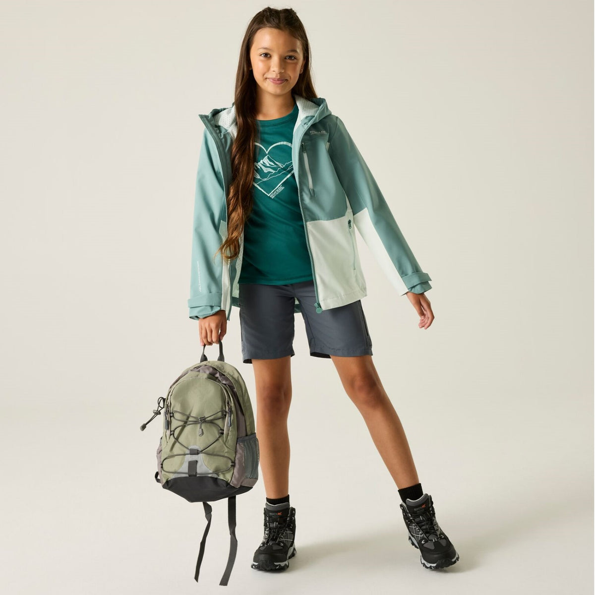 Regatta Highton Outdoorjacke Kinder Wasserdicht mit versiegelten Nähten