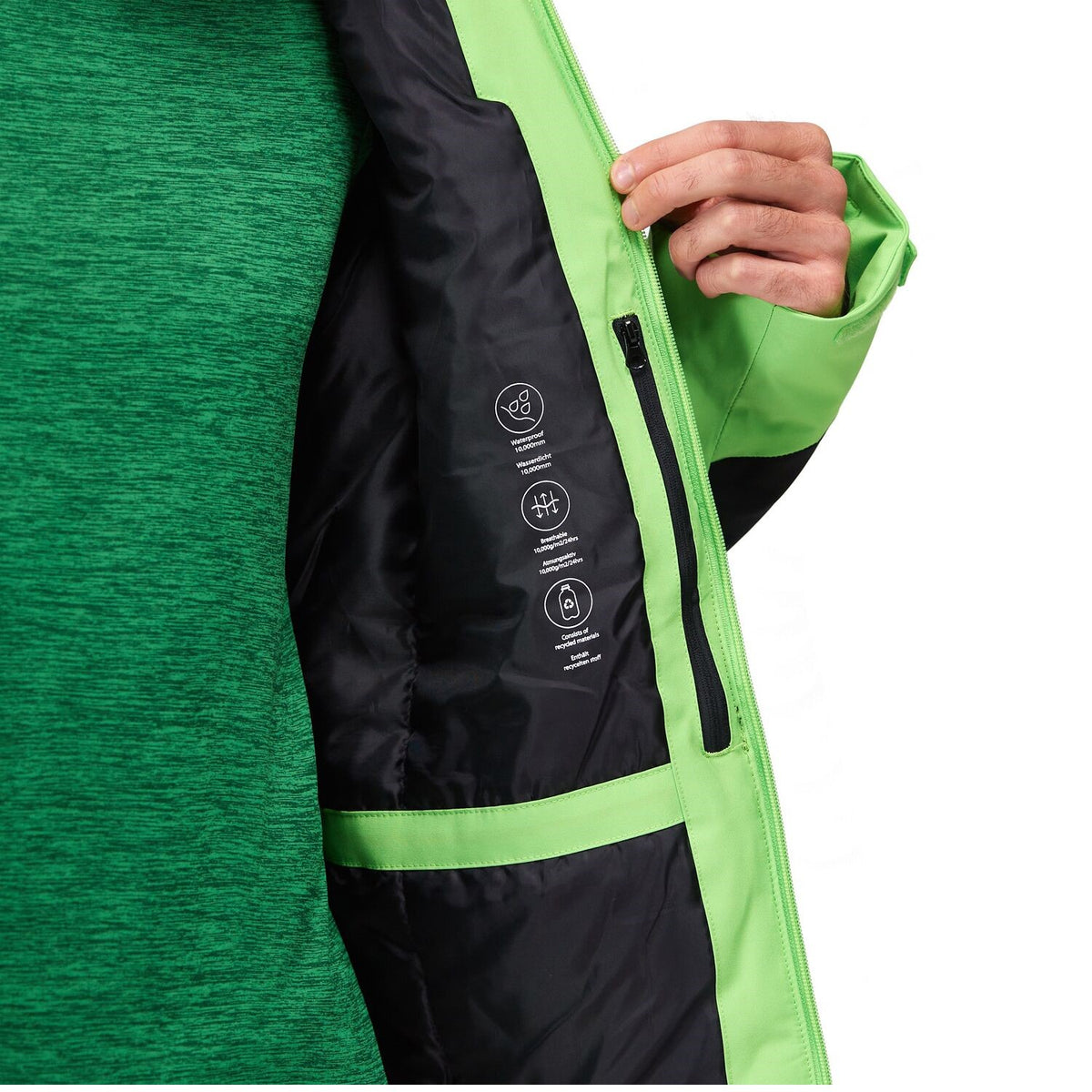 Regatta Highton Padded Stretch III Outdoorjacke Herren Wasserdicht mit versiegelten Nähten