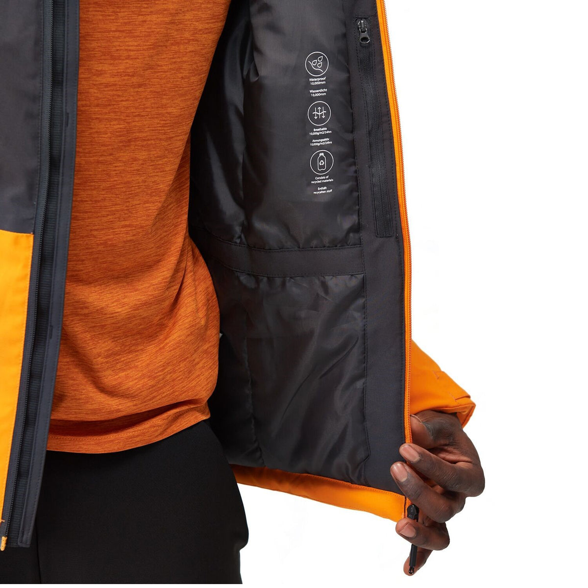 Regatta Highton Padded Stretch III Outdoorjacke Herren Wasserdicht mit versiegelten Nähten