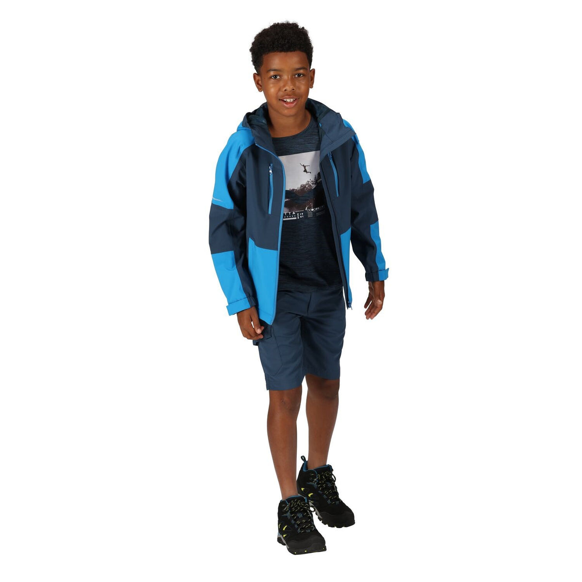 Regatta Highton V Outdoorjacke Kinder Wasserdicht mit versiegelten Nähten