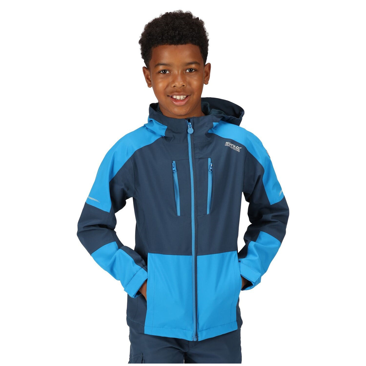 Regatta Highton V Outdoorjacke Kinder Wasserdicht mit versiegelten Nähten