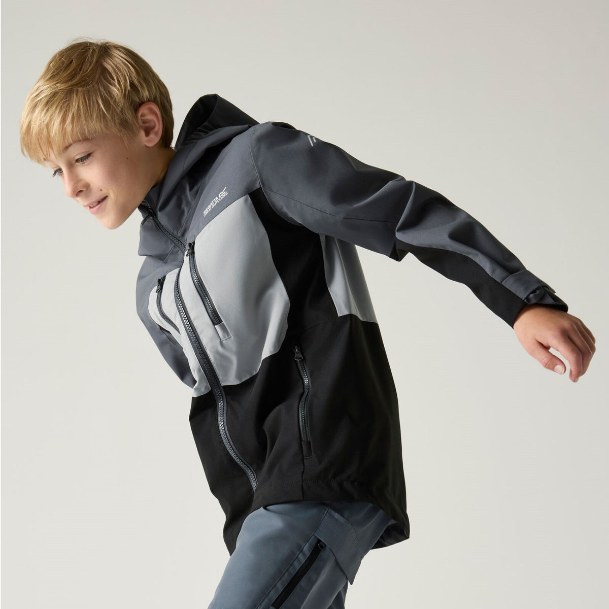 Regatta Highton Outdoorjacke Kinder Wasserdicht mit versiegelten Nähten