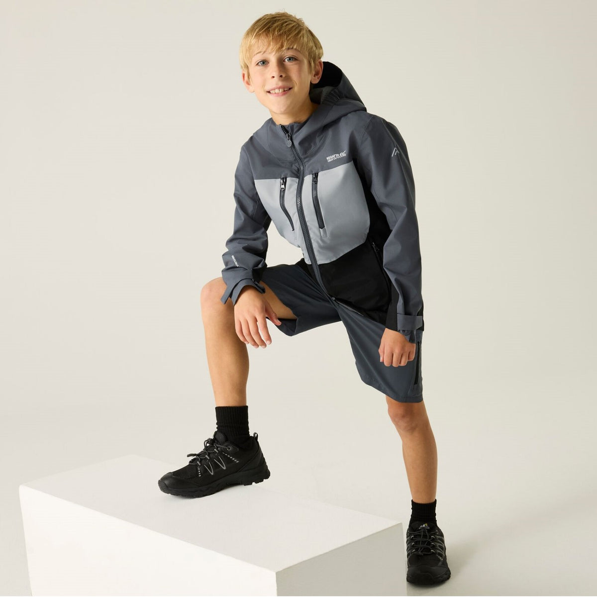 Regatta Highton Outdoorjacke Kinder Wasserdicht mit versiegelten Nähten