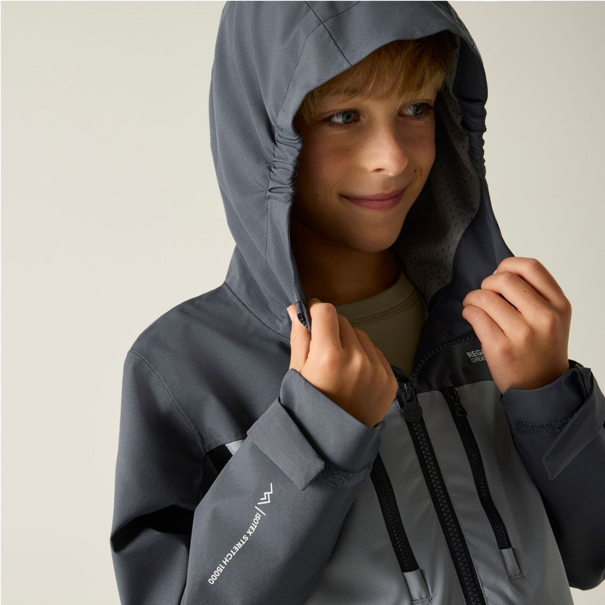 Regatta Highton Outdoorjacke Kinder Wasserdicht mit versiegelten Nähten