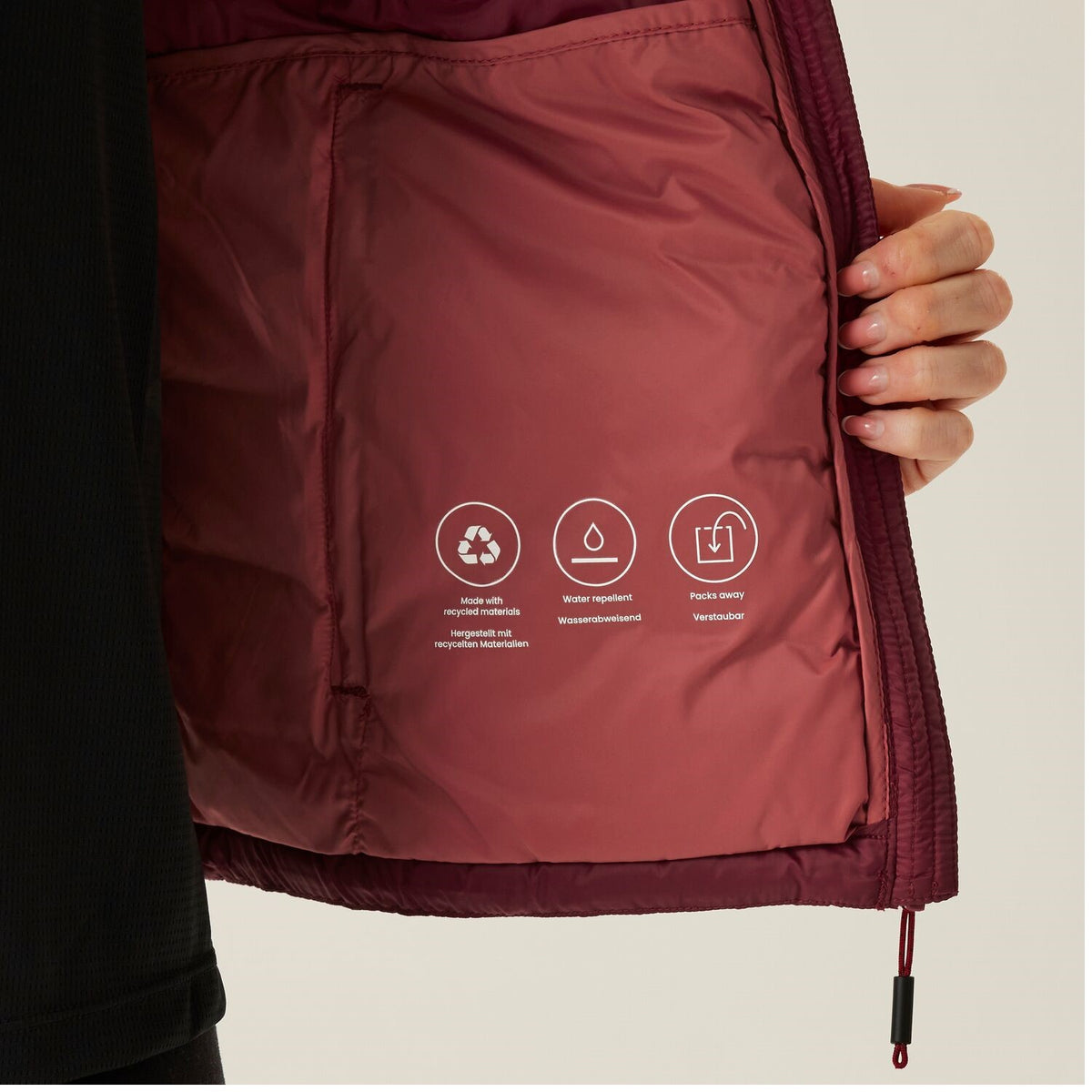 Regatta Hillpack III Steppjacke für Damen mit Kapuze