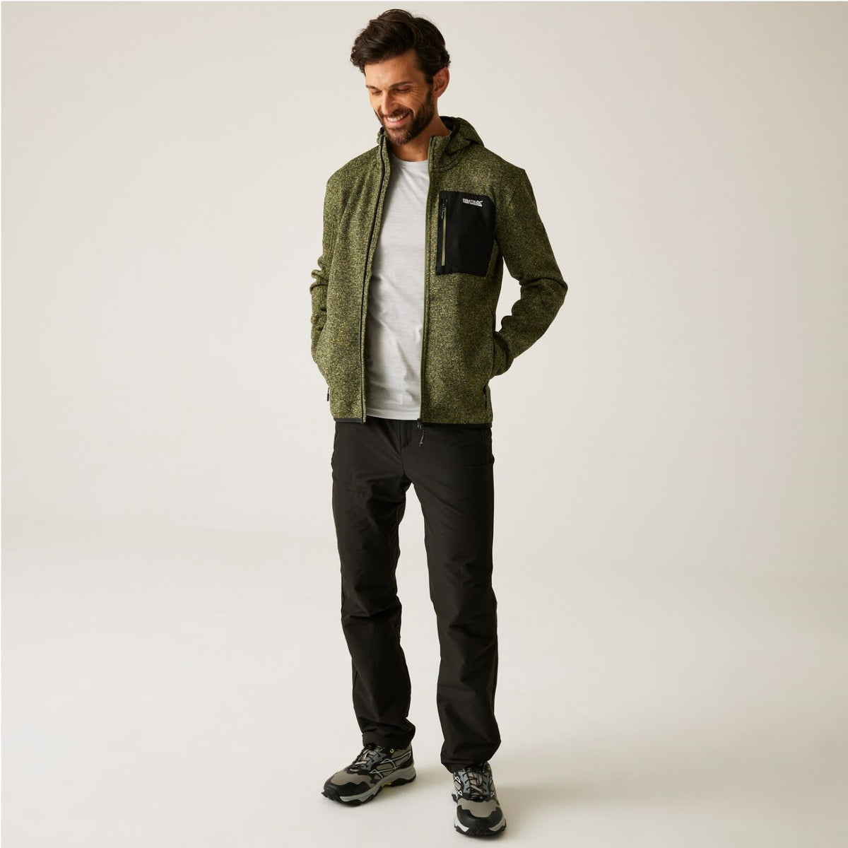 Regatta Newhill Strickfleecejacke Herren mit Kapuze