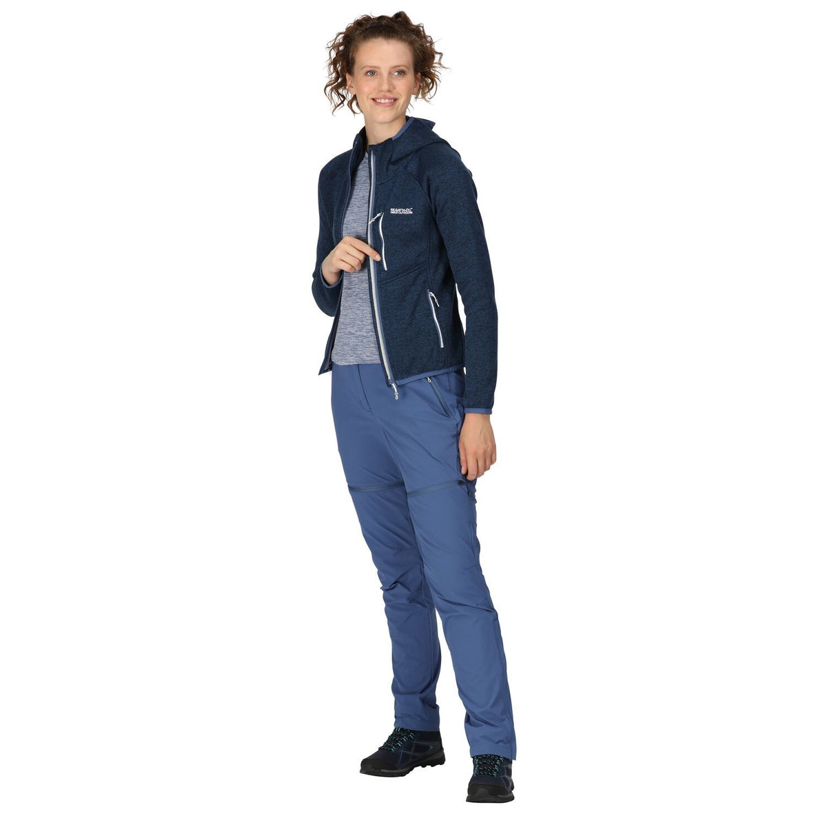 Regatta Hood Newhill Strickfleecejacke Damen mit Kapuze