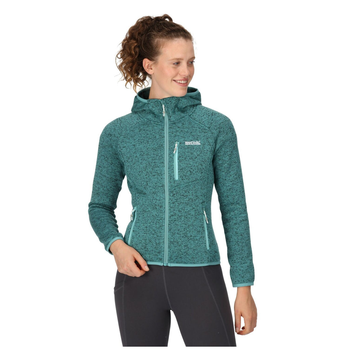 Regatta Hood Newhill Strickfleecejacke Damen mit Kapuze