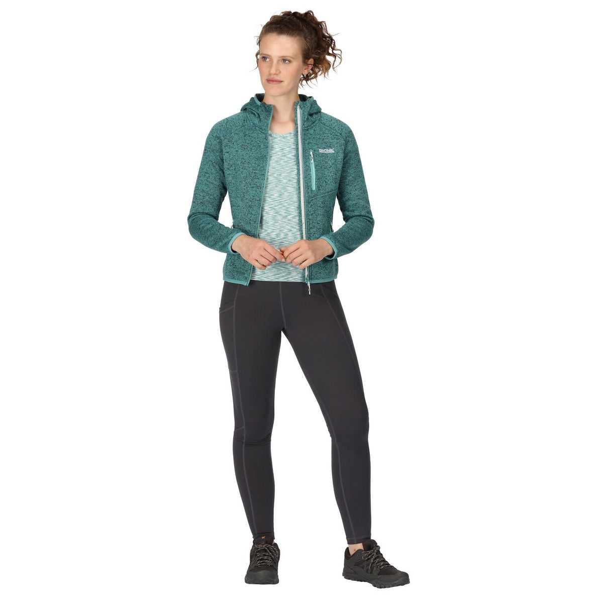 Regatta Hood Newhill Strickfleecejacke Damen mit Kapuze