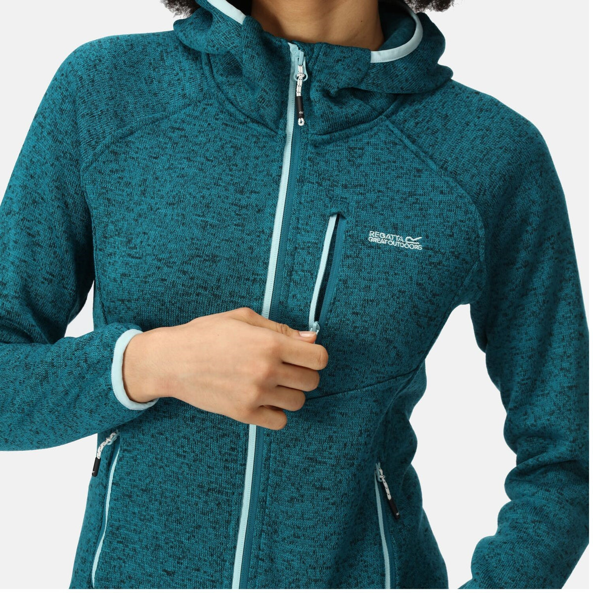 Regatta Hood Newhill Strickfleecejacke Damen mit Kapuze