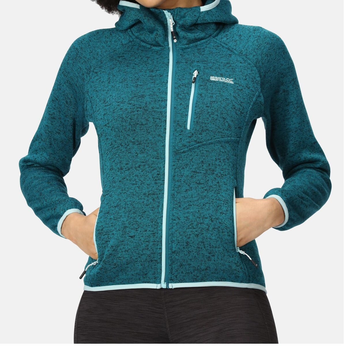 Regatta Hood Newhill Strickfleecejacke Damen mit Kapuze