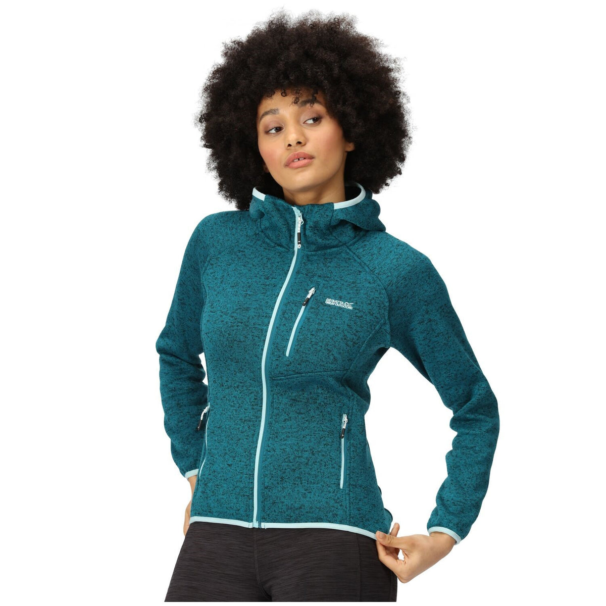 Regatta Hood Newhill Strickfleecejacke Damen mit Kapuze