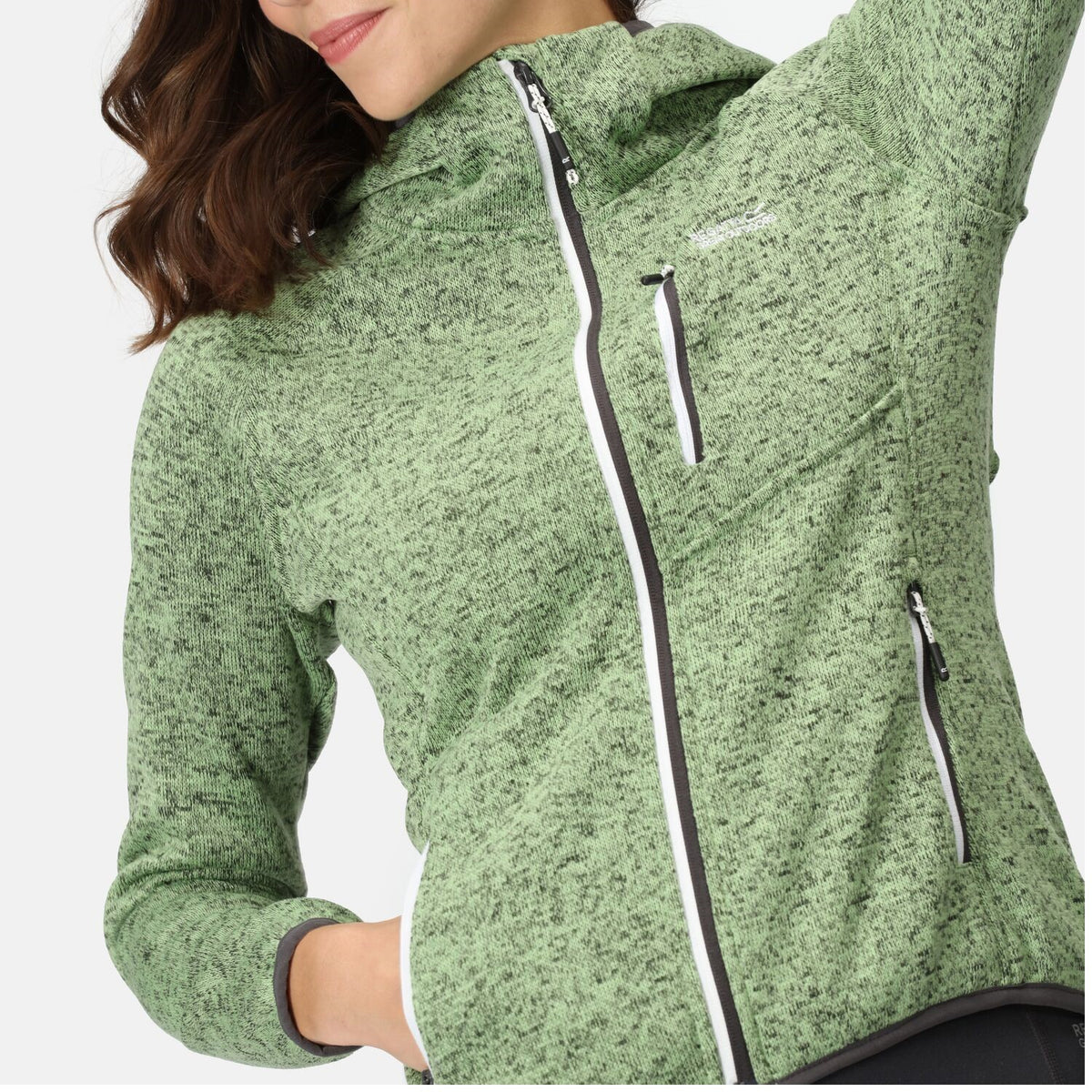 Regatta Hood Newhill Strickfleecejacke Damen mit Kapuze