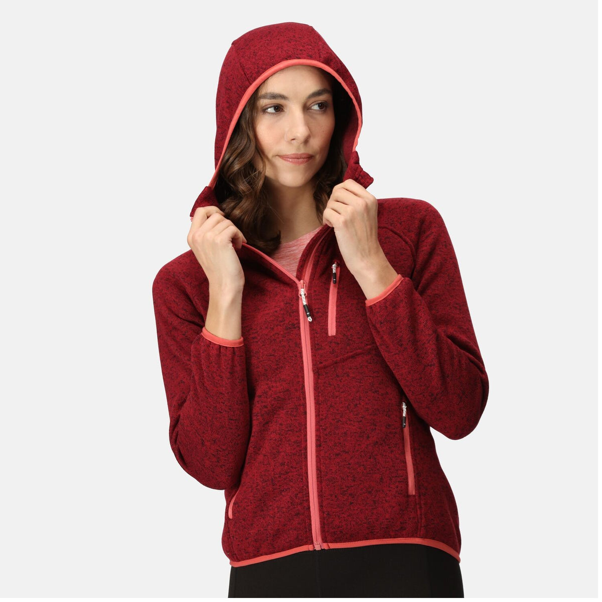 Regatta Hood Newhill Strickfleecejacke Damen mit Kapuze