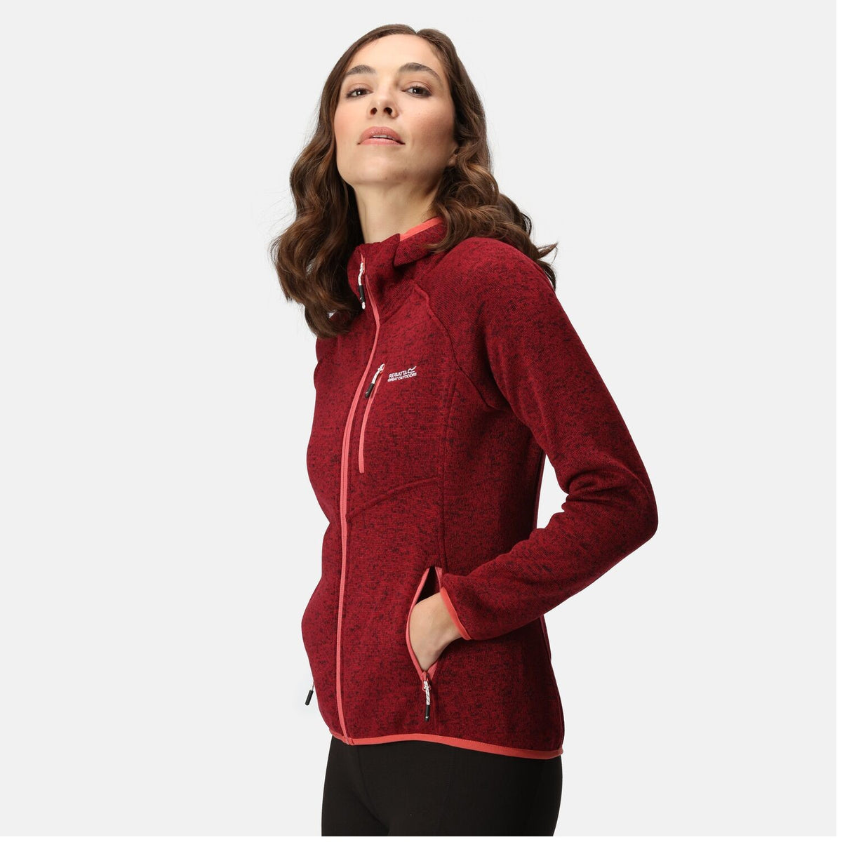 Regatta Hood Newhill Strickfleecejacke Damen mit Kapuze
