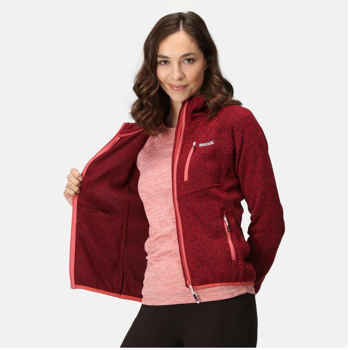 Regatta Hood Newhill Strickfleecejacke Damen mit Kapuze