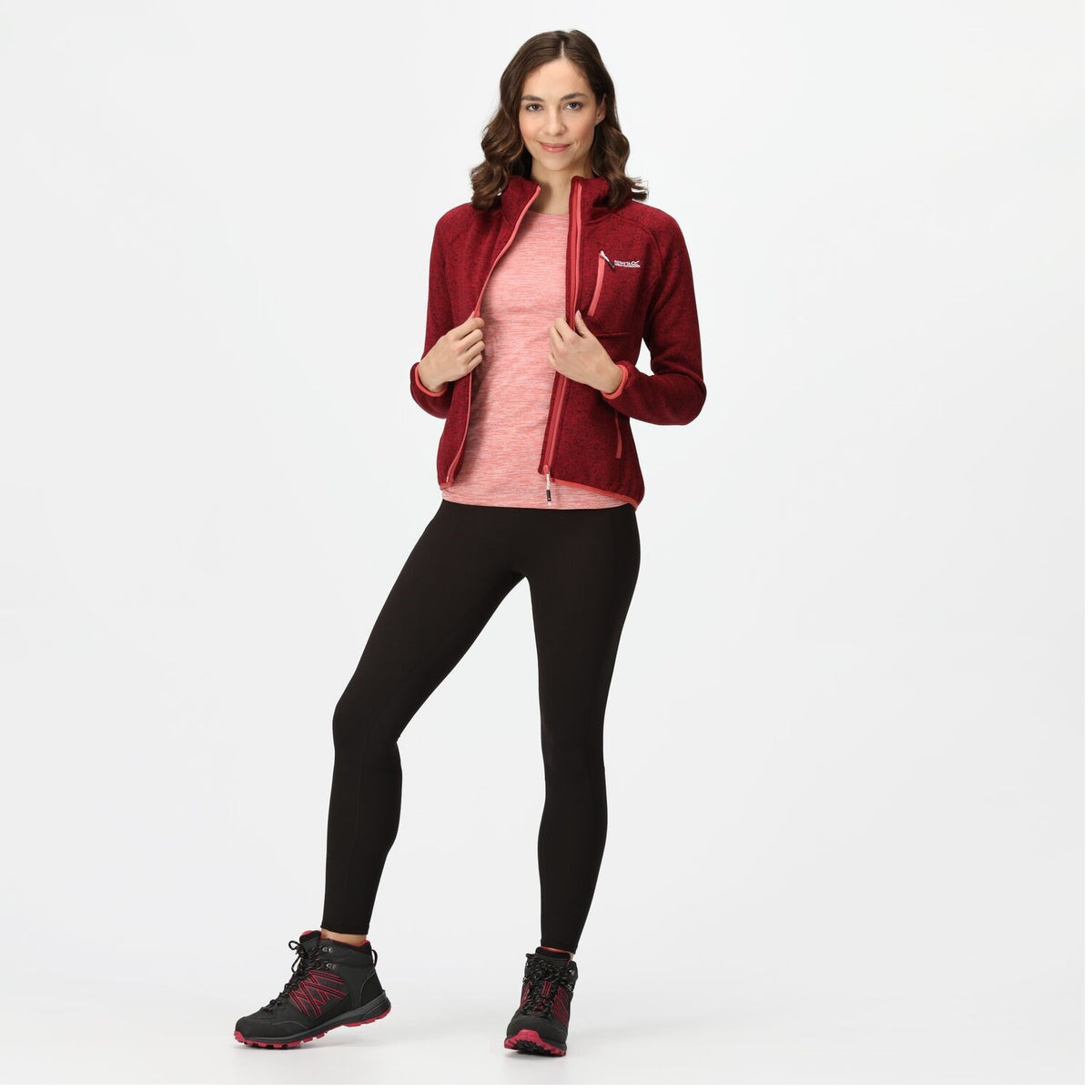 Regatta Hood Newhill Strickfleecejacke Damen mit Kapuze