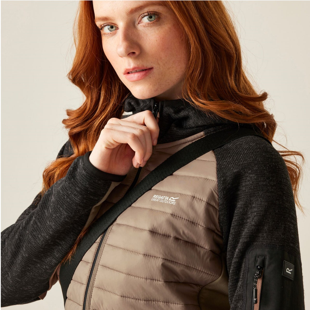 Regatta Strickfleece Hybrid Jacke für Damen Newhill