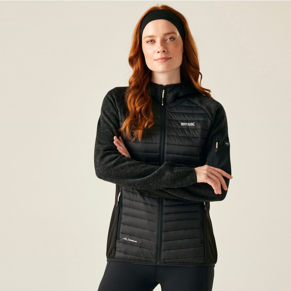 Regatta Strickfleece Hybrid Jacke für Damen Newhill