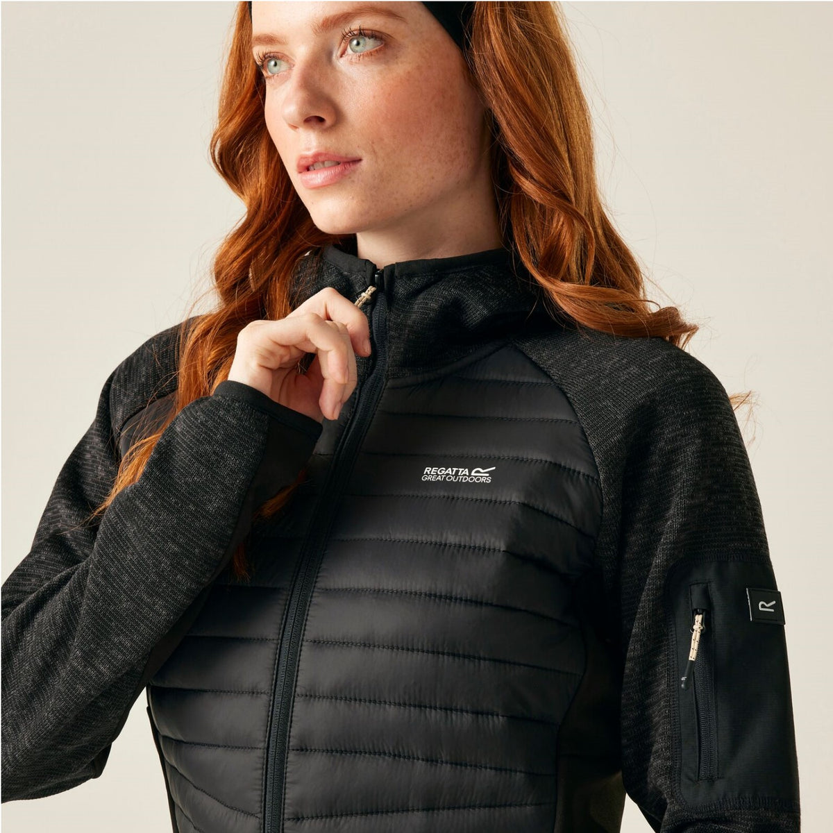Regatta Strickfleece Hybrid Jacke für Damen Newhill