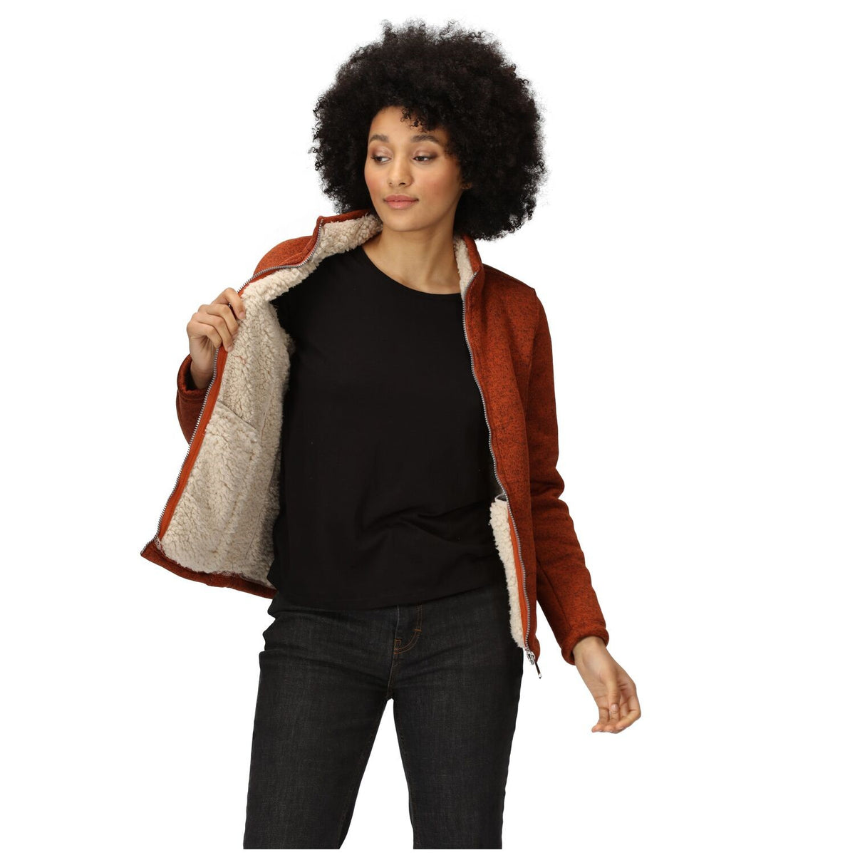 Regatta Razia II Strickfleecejacke mit Teddyfleece innen für Damen