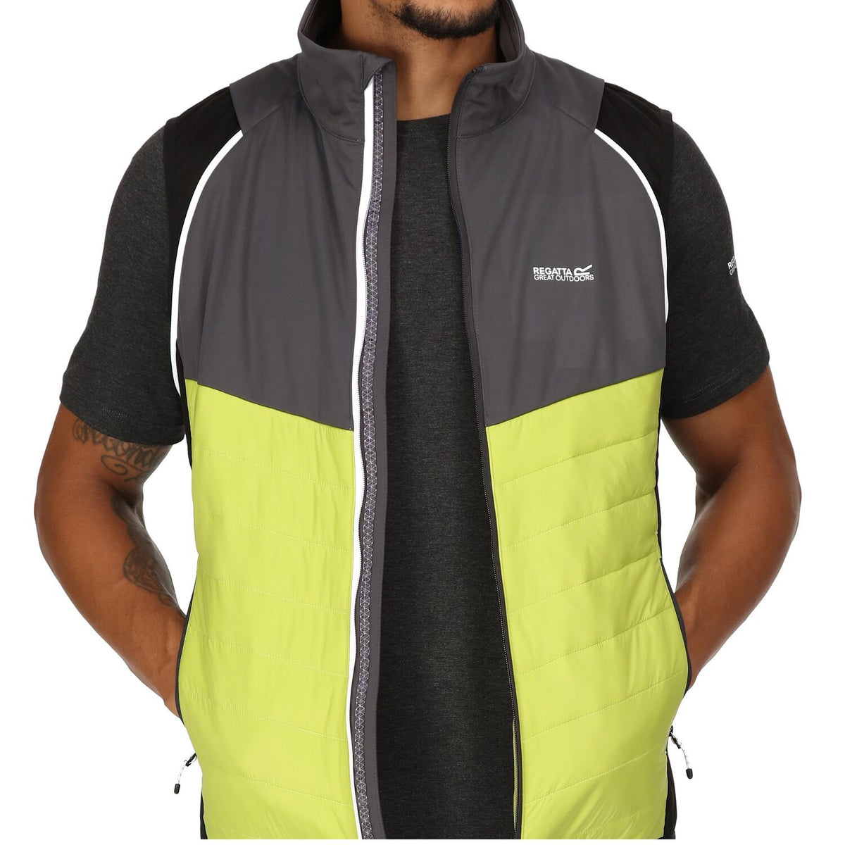 Regatta Steren Hybrid Softshelljacke für Herren mit abnehmbaren Ärmeln