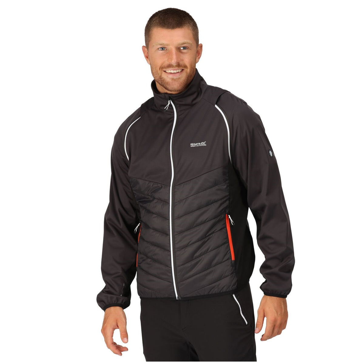 Regatta Steren Hybrid Softshelljacke für Herren mit abnehmbaren Ärmeln