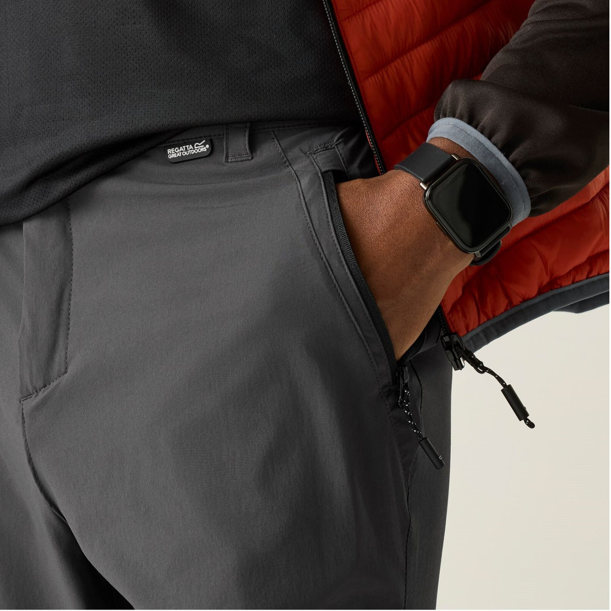 Regatta Travel Light Cargohose / Zip Off Pant für Herren Insektenabweisend
