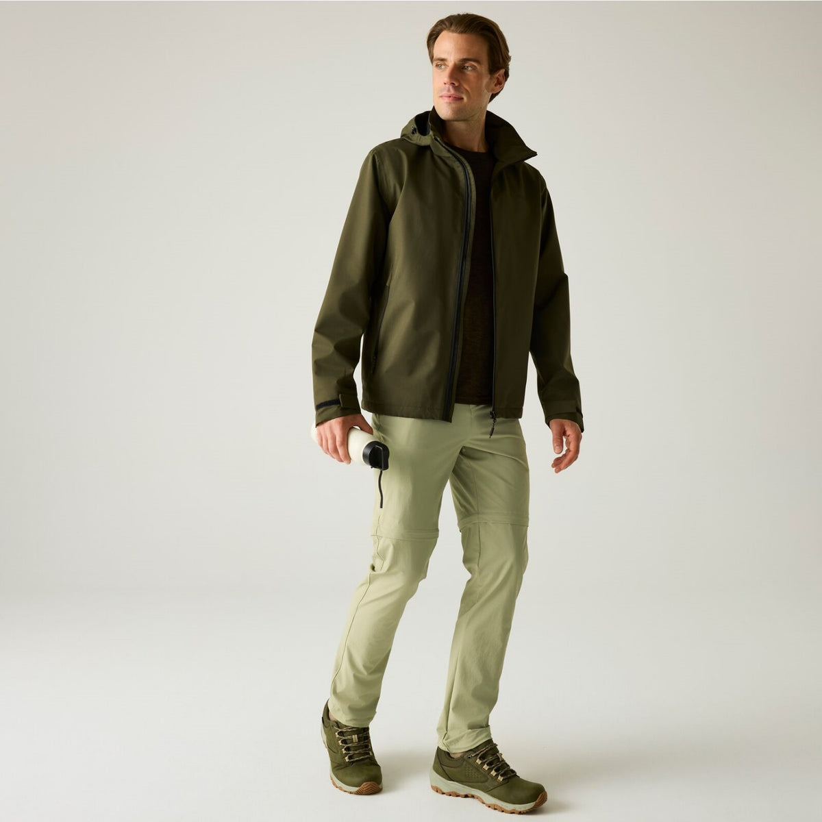 Regatta Travel Light Cargohose / Zip Off Pant für Herren Insektenabweisend