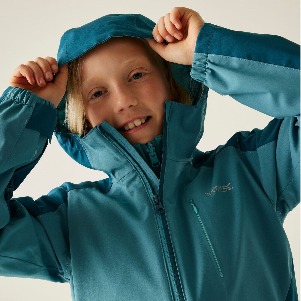 Regatta Trekktain 3 in 1 Jacke für Mädchen Wasserdicht mit Kapuze