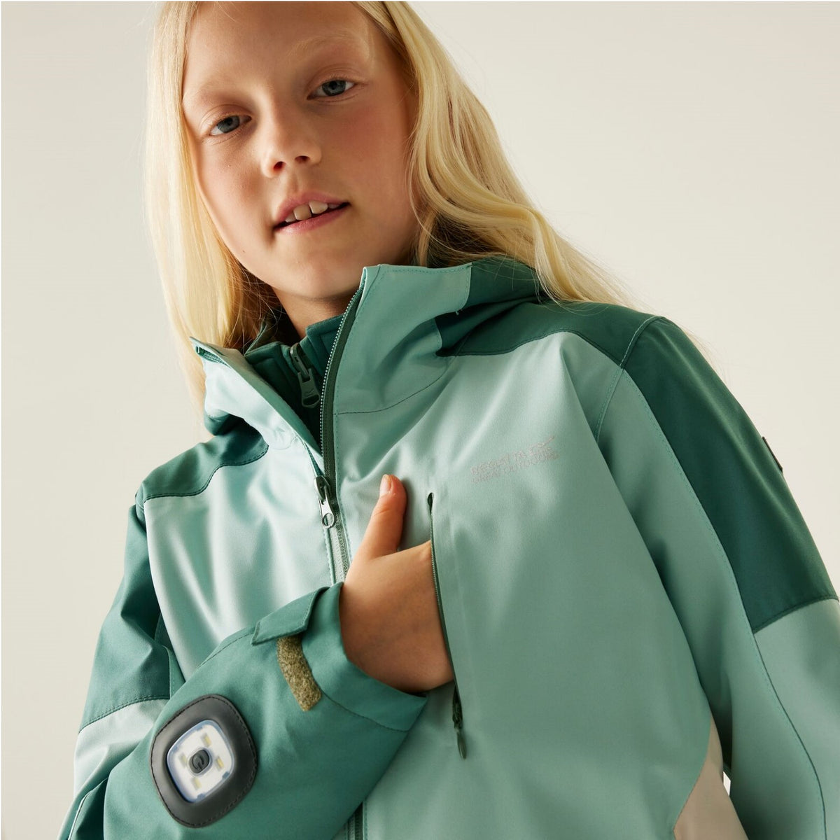 Regatta Trekktain 3 in 1 Jacke für Mädchen Wasserdicht mit Kapuze