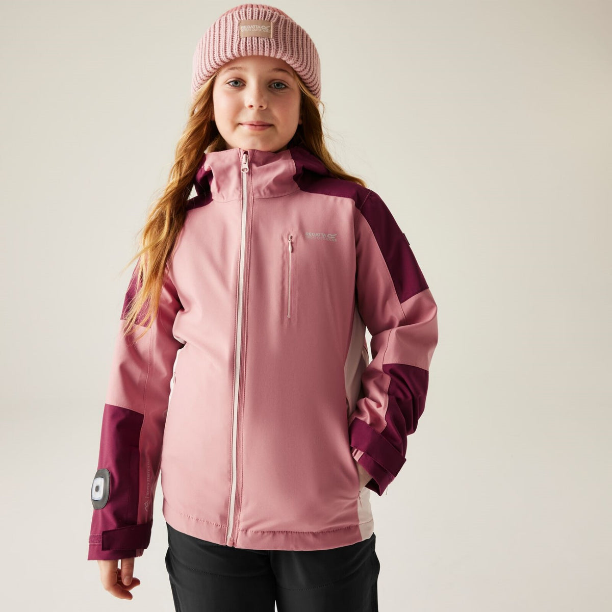 Regatta Trekktain 3 in 1 Jacke für Mädchen Wasserdicht mit Kapuze